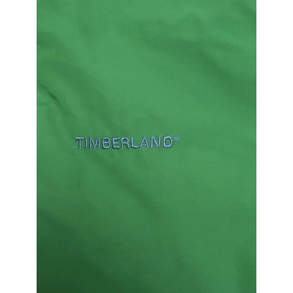 Timberland Weathergear Men's Jacket Size XXL Green Hooded Full Zip Fleece‎ Lined - Picture 10 of 12
